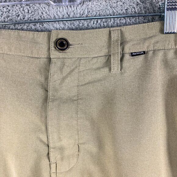 Nike Hurley‎ Shorts Men 32 Tan Golf Golfer Preppy Outdoor Casual 34x10 Athletic - Picture 3 of 16
